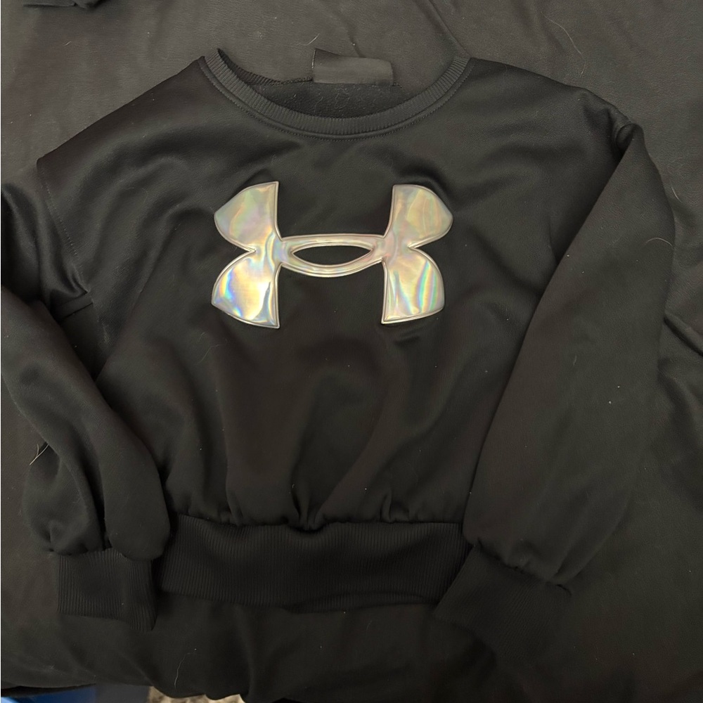 Under Armour Black Top with Iridescent Logo